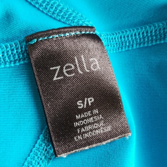 Zella blue racerback sports tank top - Picture 4 of 6
